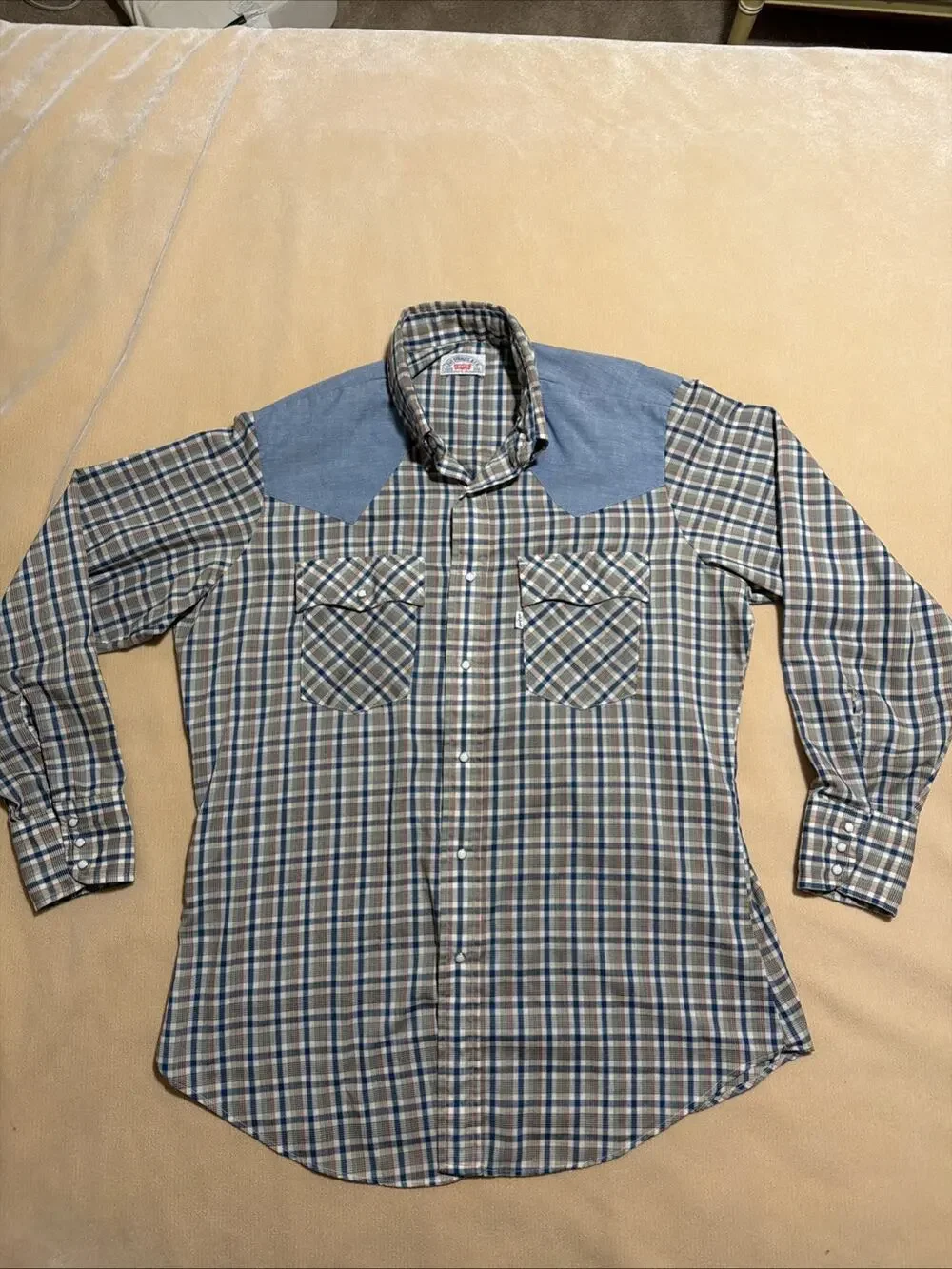 Vintage Levi’s Plaid Button Down Shirt Large